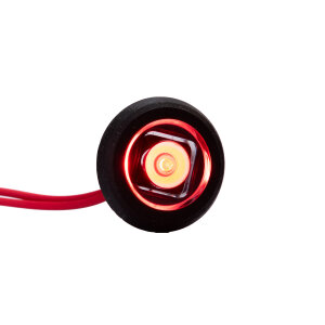 Contourverlichting BE20 - rood - rond - verzonken