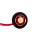 Contourverlichting BE20 - rood - rond - verzonken