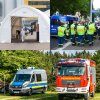 SOLIS TUBE tentlamp voor hulpdiensten, 9 m aansluitkabel, 20 W LED, koppelbaar