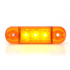 Zijmarkeringslamp - UR10 oranje - 12V/24V