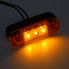 Zijmarkeringslamp - UR10 oranje - 12V/24V