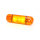 Zijmarkeringslamp - UR10 oranje - 12V/24V