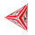 Vouwbord met waarschuwingssymbool VZ 123 - 70 cm - bouwplaats - daglichtreflecterend