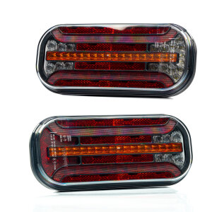 DYNAMIC LED-achterlichtset met 5P bajonetsluiting voor vrachtwagen of aanhangwagen