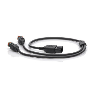 2-POLIGE SPLITTER | voor DUITS DT | Y-verdeler met kabel 60 cm