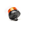 R65 Design zwaailicht BRILAR dubbele flits - oranje - plat