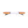 ASTERO LED-waarschuwingsbalk - 99 cm met middendeel - geel