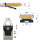 ASTERO LED-waarschuwingsbalk - 99 cm met middendeel - geel