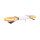 ASTERO LED-waarschuwingsbalk - 99 cm met middendeel - geel