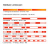 R65 Design zwaailicht BRILAR - helder/rood - 3 punten