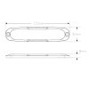 Combinatieachterlicht SLIM - universeel