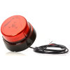 R65 Design zwaailicht BRILAR - rood - 3 punten