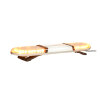 ASTERO LED-waarschuwingsbalk - 99 cm met middendeel - helder/geel