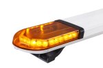 ASTERO LED-waarschuwingsbalk - 180 cm met middendeel - geel