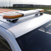ASTERO LED-waarschuwingsbalk - 180 cm met middendeel - geel