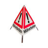 Vouwbord met waarschuwingssymbool VZ 101 - 70 cm -...